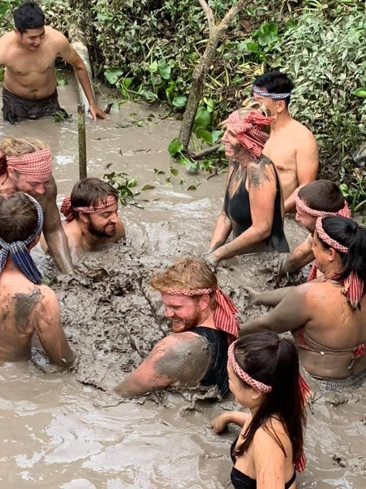 Mud fishing, Vietnam