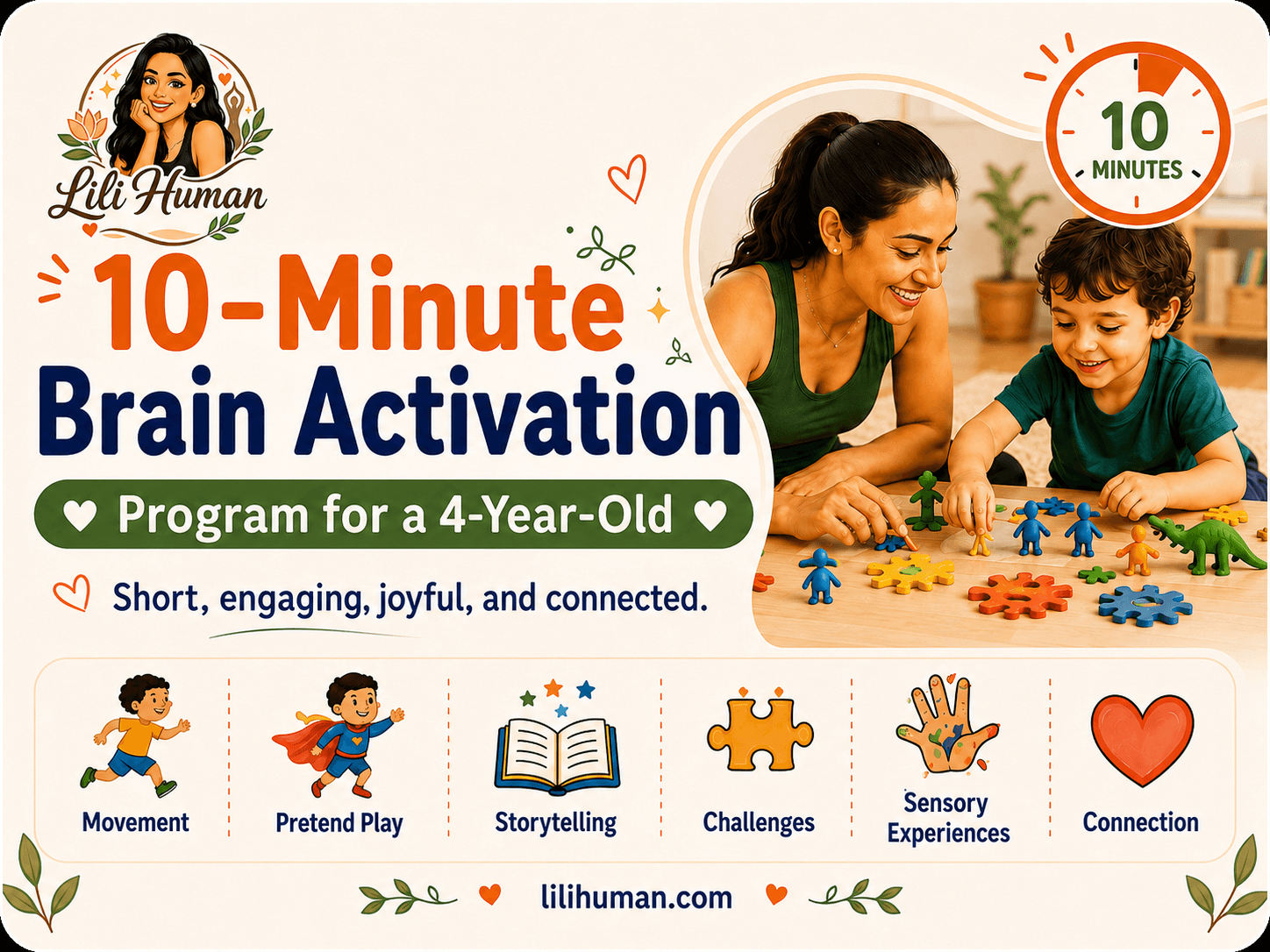 10-Minute Brain Activation Program — Age 4