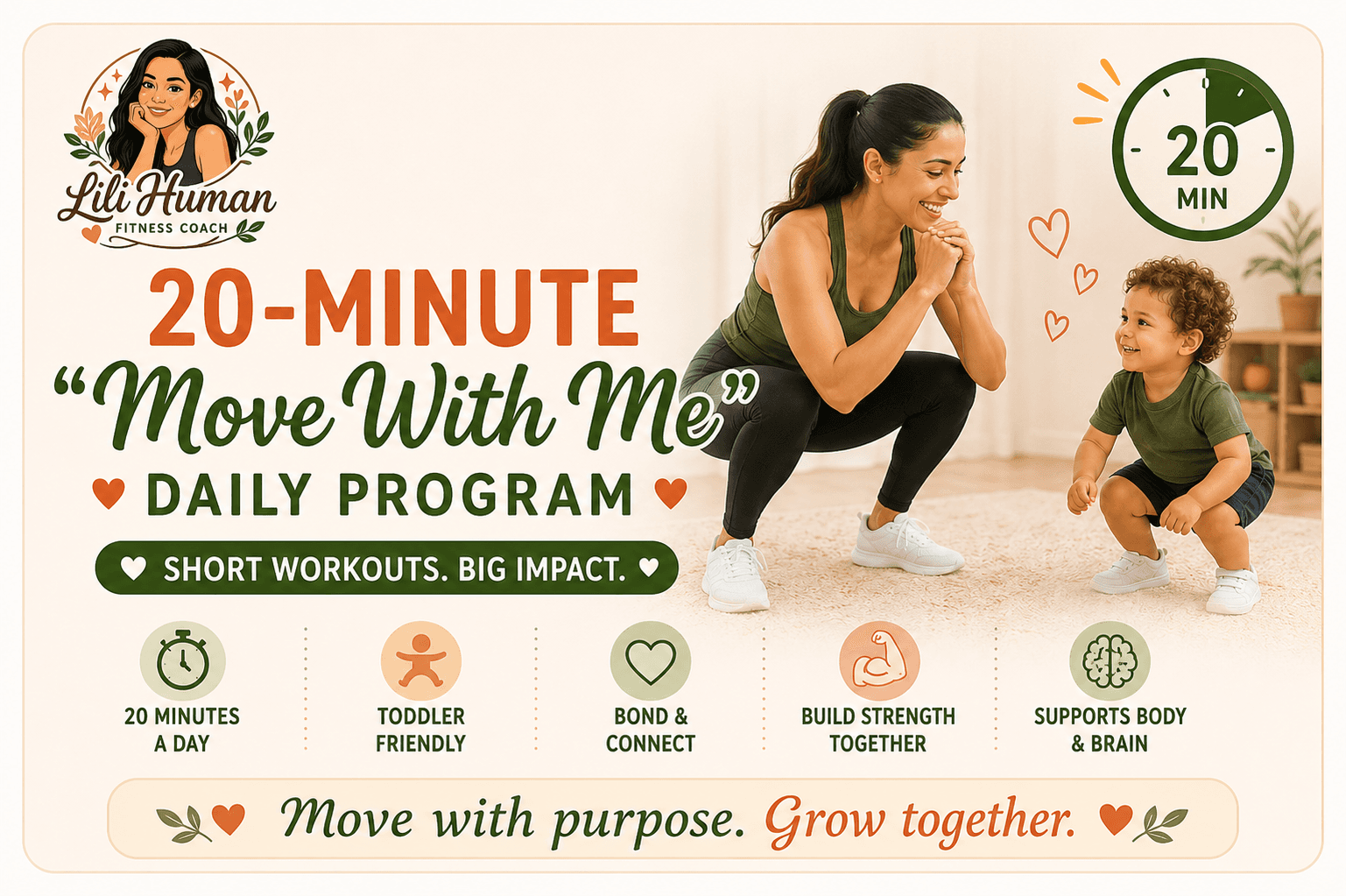 20-Minute "Move With Me" Daily Program