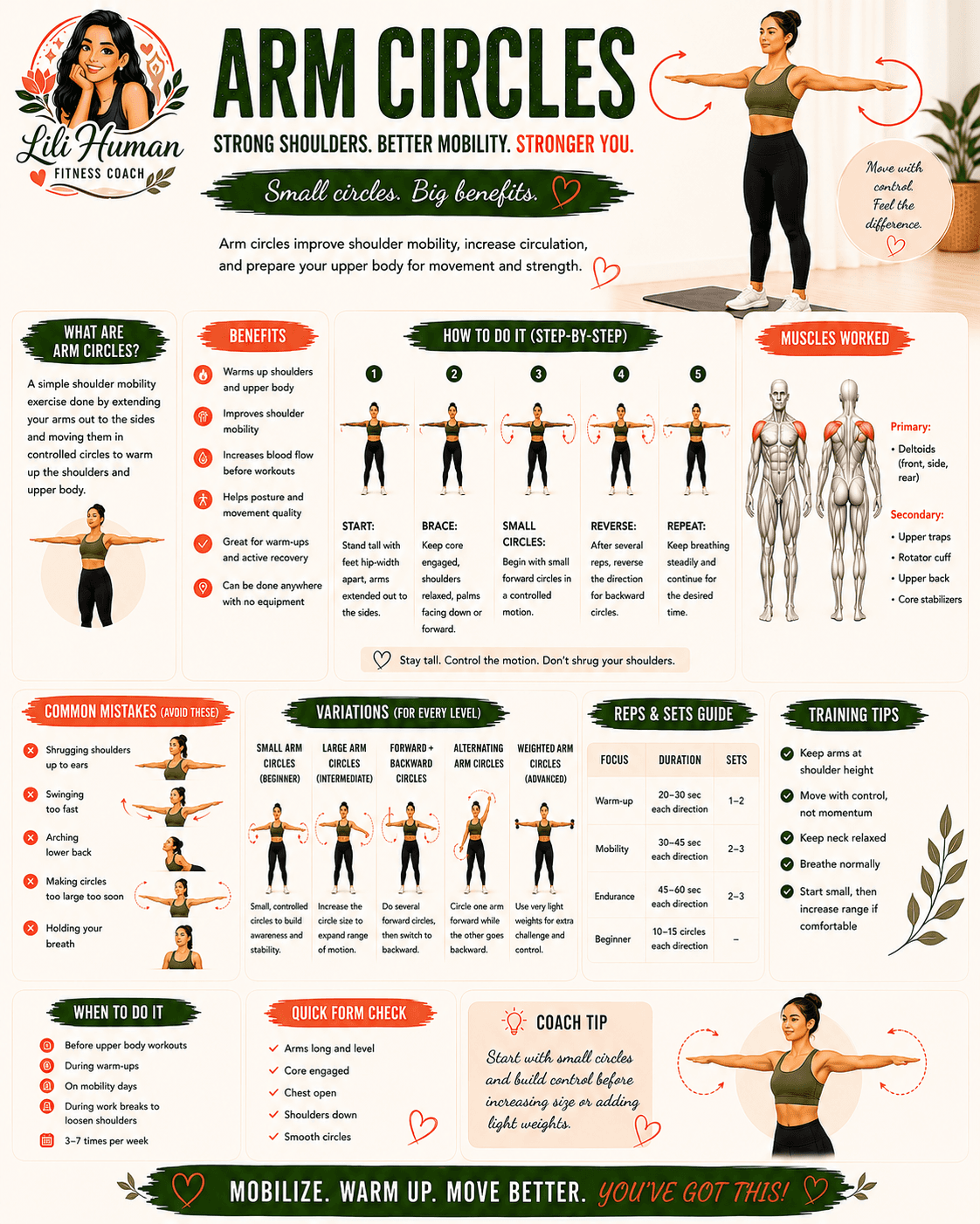 Arm Circles guide