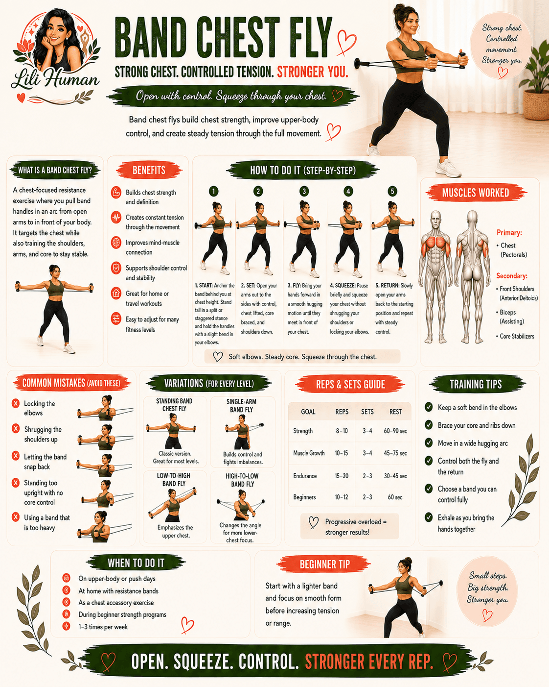 Band Chest Fly guide