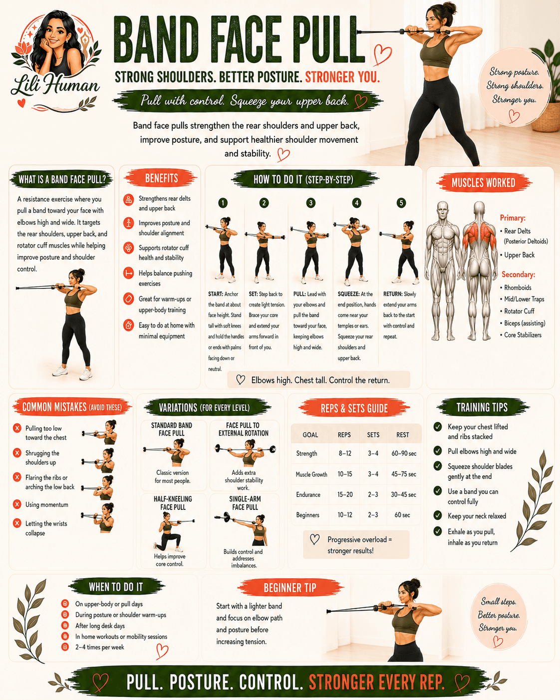 Band Face Pull guide