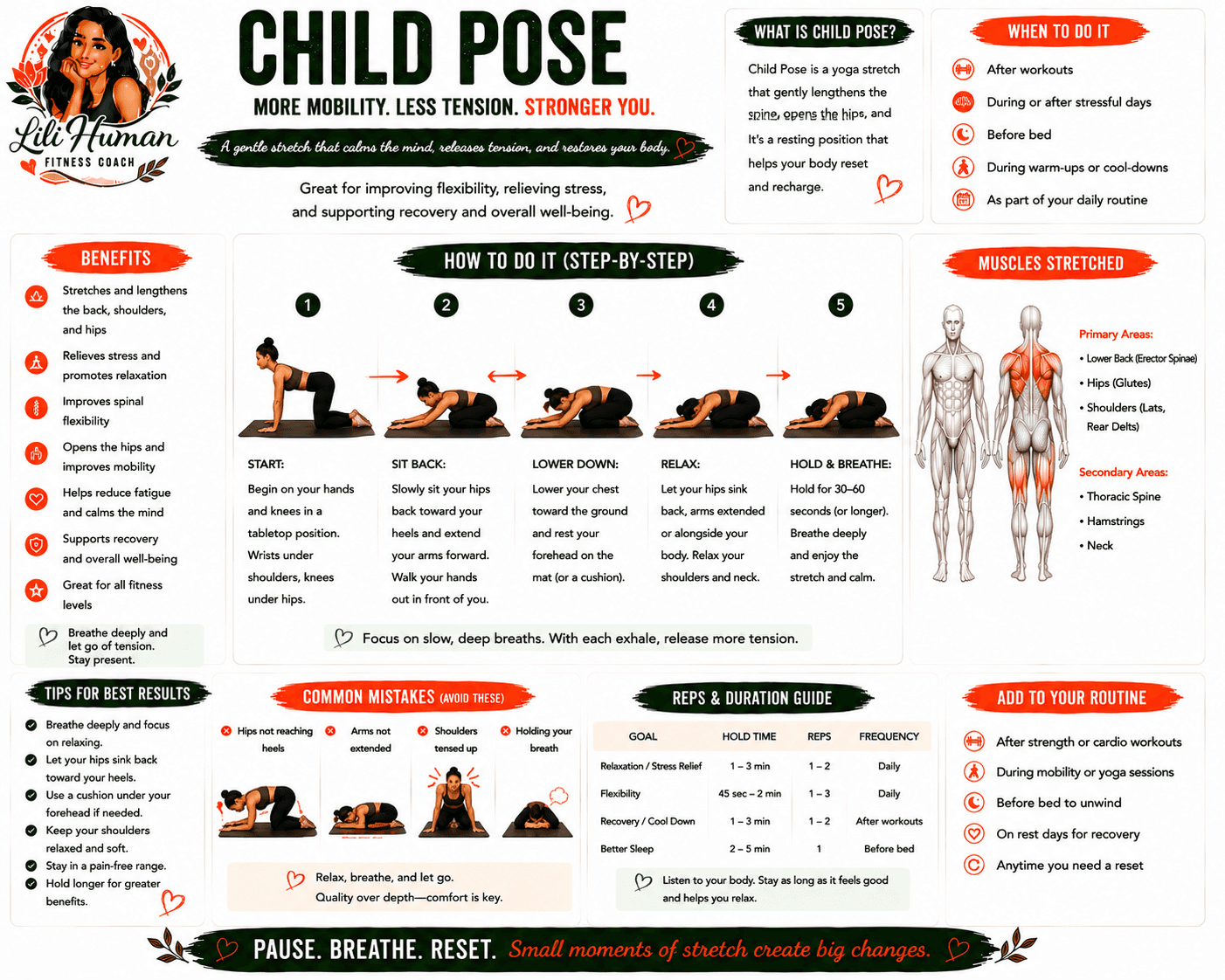 Child's Pose guide