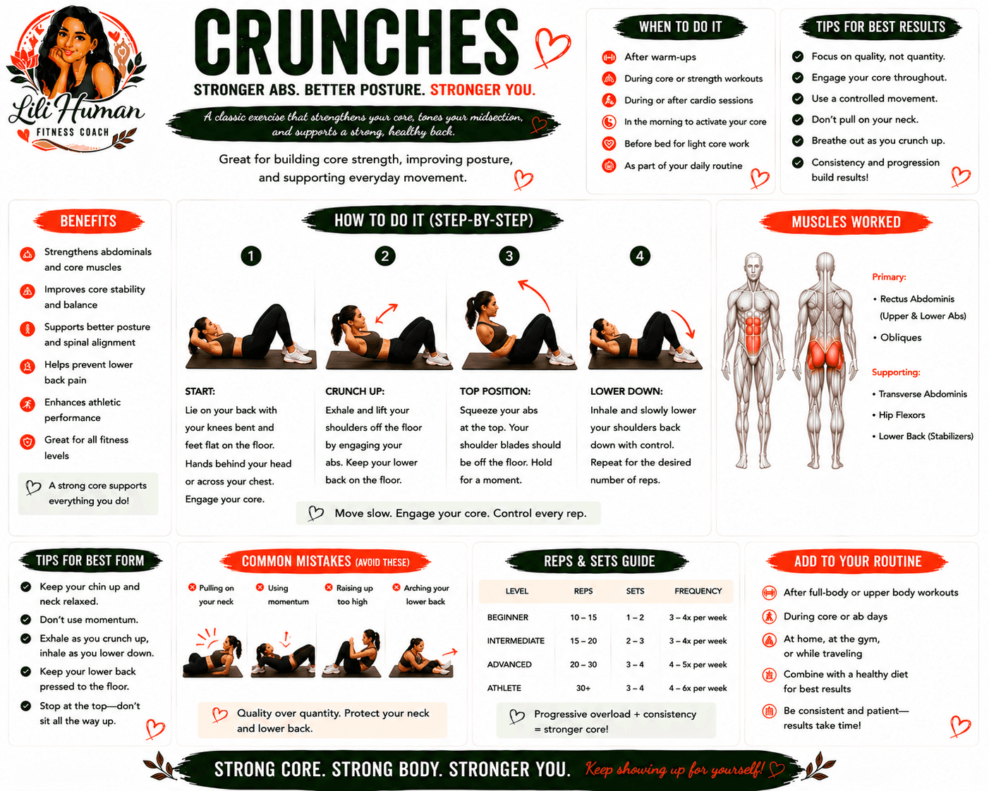 Crunches guide