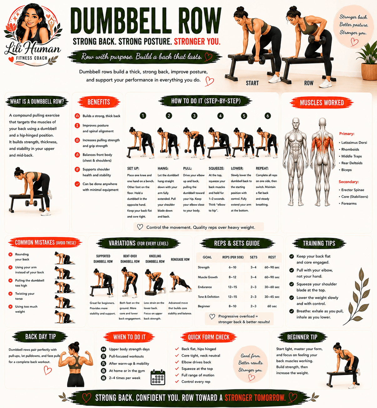 Dumbbell Row guide