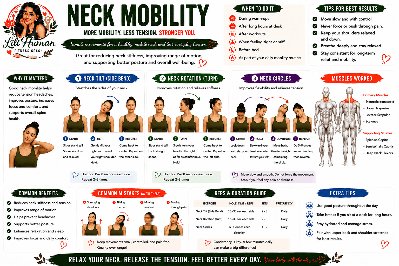Neck Mobility guide
