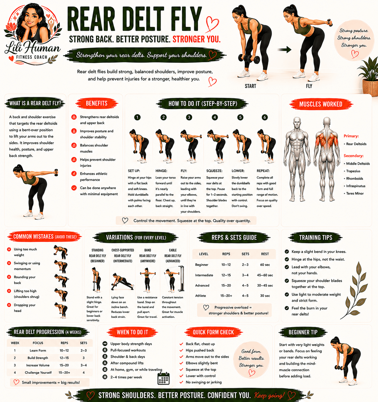 Rear Delt Fly guide
