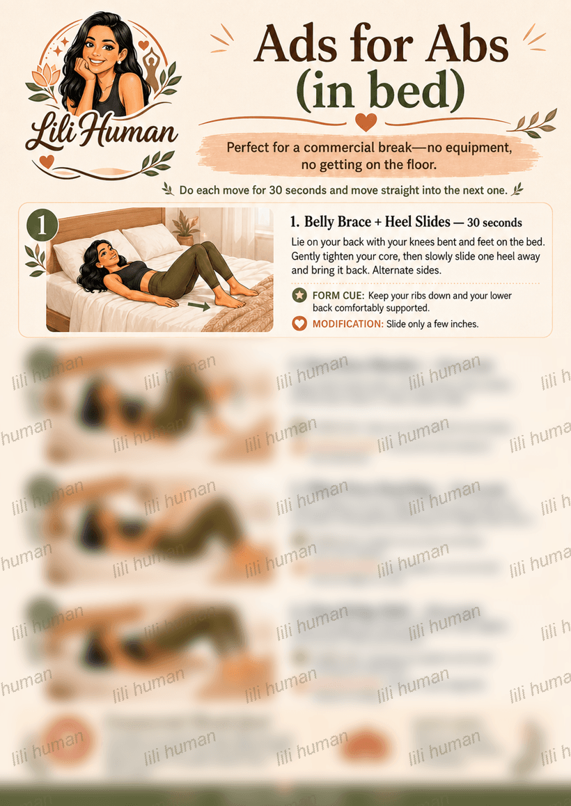 Ads for Abs (in bed) — locked preview
