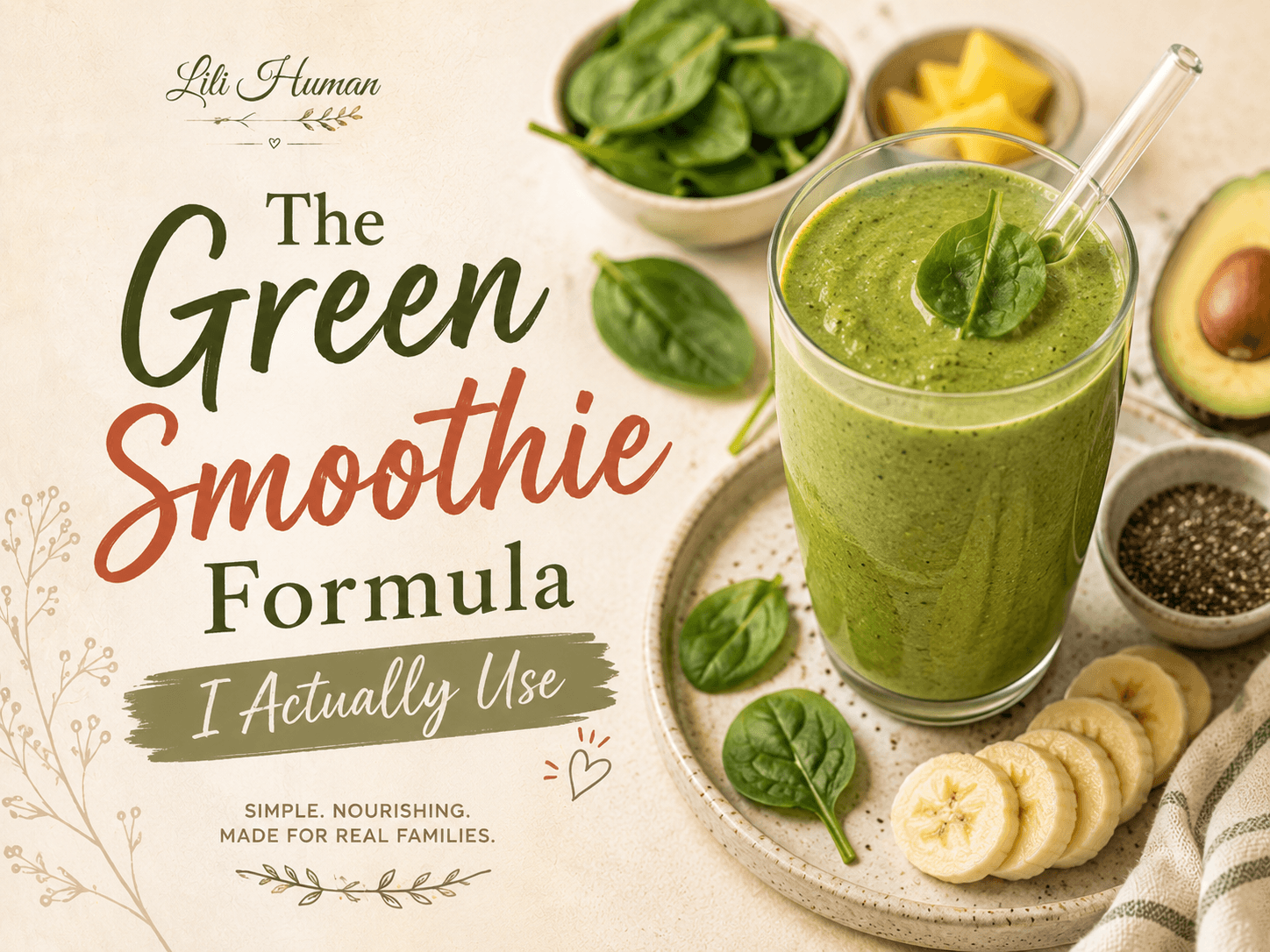 The Green Smoothie Formula I Actually Use