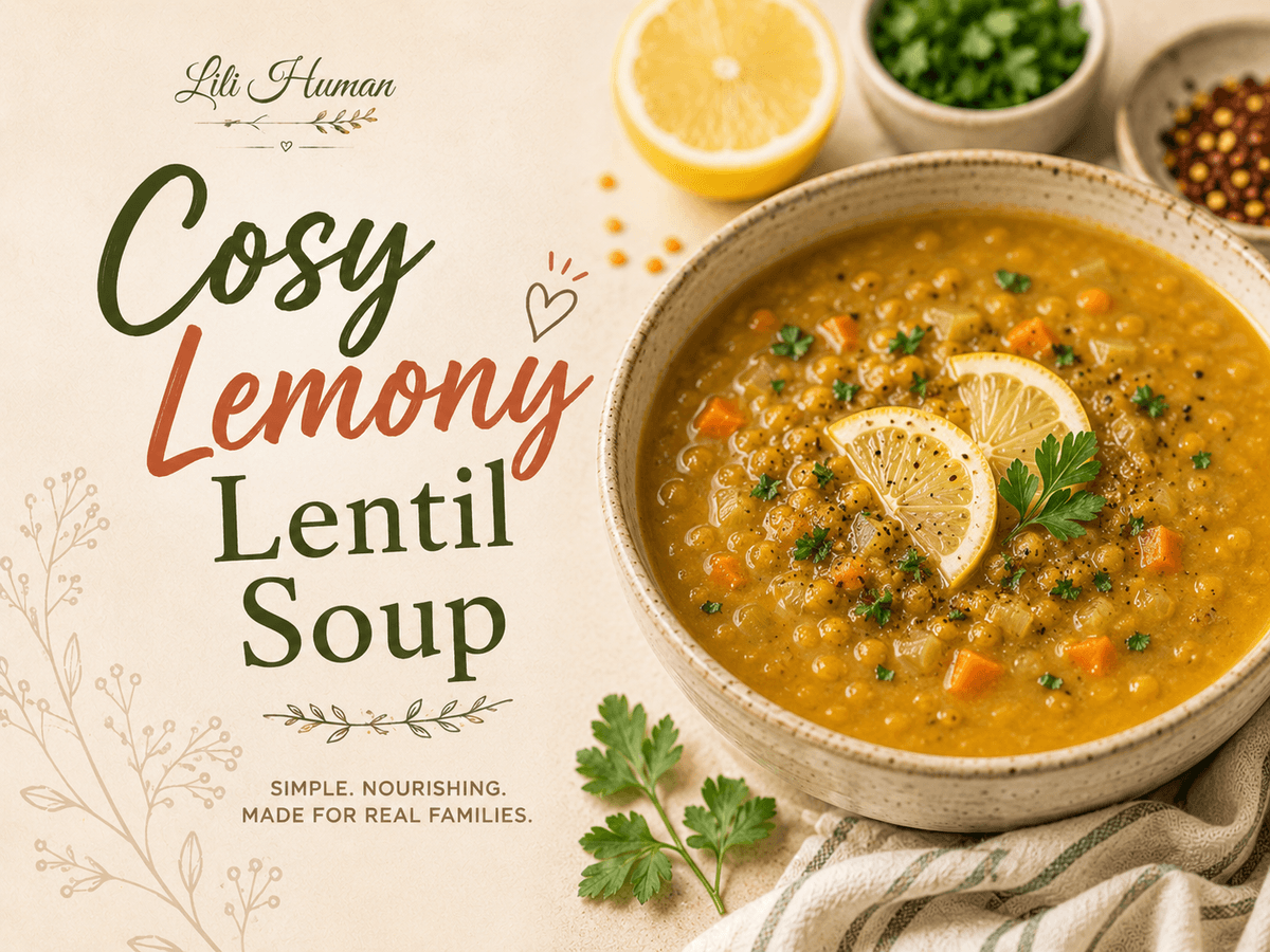 Cosy Lemony Lentil Soup